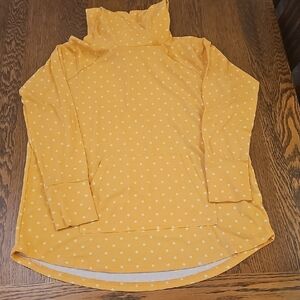 Polka Dot Yellow Women's Top
